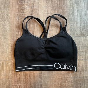Calvin Klein Performance sports bra, size S